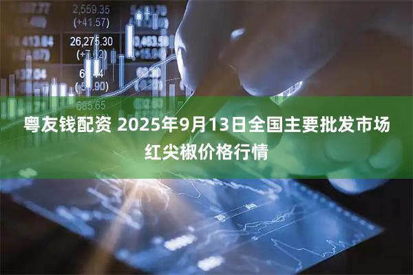 粤友钱配资 2025年9月13日全国主要批发市场红尖椒价格行情