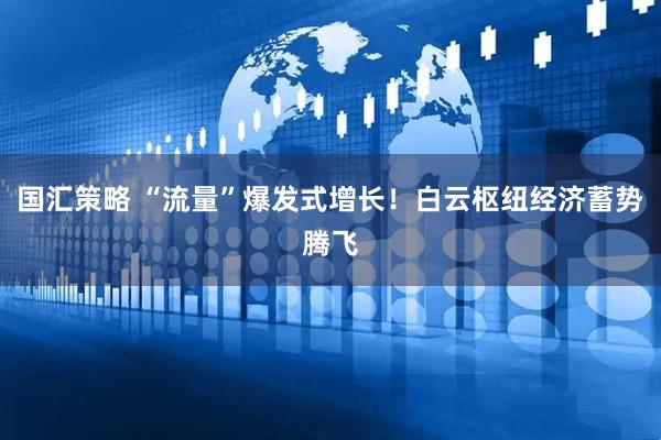 国汇策略 “流量”爆发式增长！白云枢纽经济蓄势腾飞