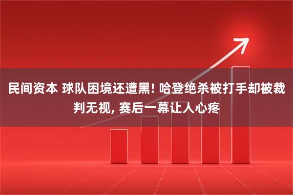民间资本 球队困境还遭黑! 哈登绝杀被打手却被裁判无视, 赛后一幕让人心疼