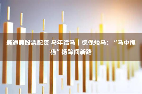 美通美股票配资 马年话马｜德保矮马：“马中熊猫”扬蹄闯新路