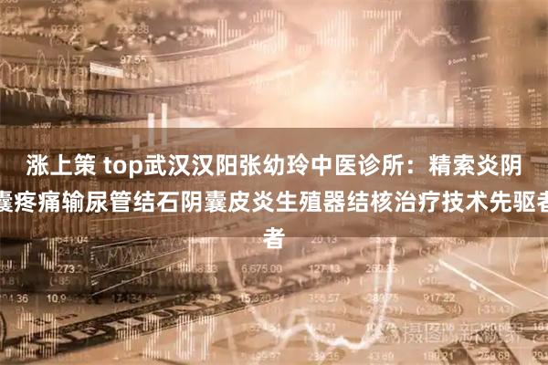 涨上策 top武汉汉阳张幼玲中医诊所：精索炎阴囊疼痛输尿管结石阴囊皮炎生殖器结核治疗技术先驱者