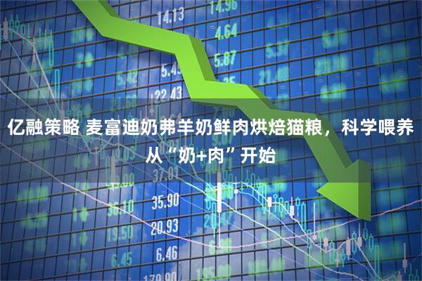 亿融策略 麦富迪奶弗羊奶鲜肉烘焙猫粮，科学喂养从“奶+肉”开始